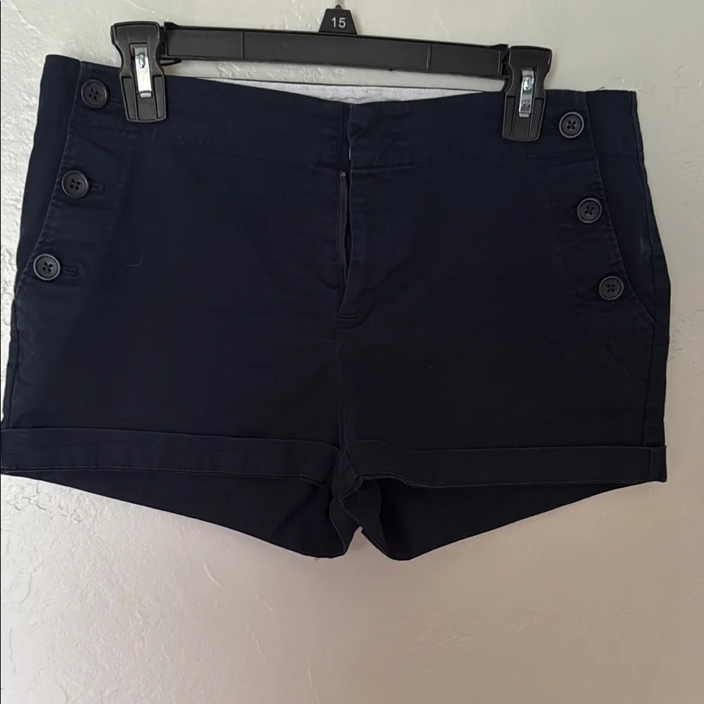 Banana Republic Navy High Waist Shorts - Picture 1 of 2
